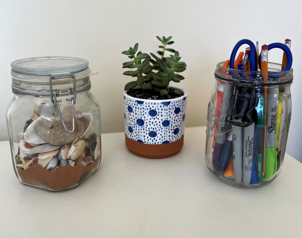 Build Green Habits - Mason Jar Decorations